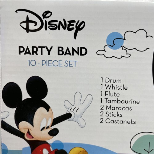 Mickey Mouse Disney Junior Band 10 Pcs Musical Instruments Drum Flute Whistle - 第 6/6 張圖片