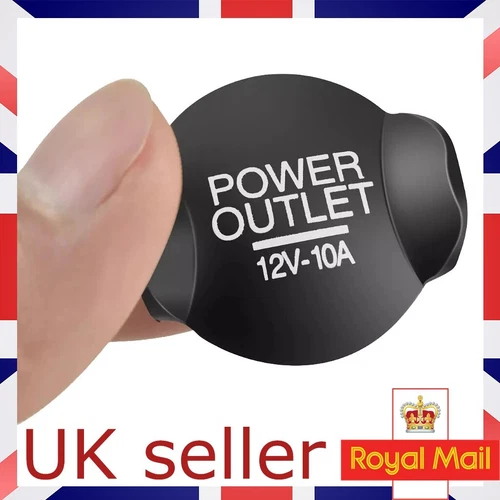 12V Power Socket Car Cigarette Lighter Outlet Cover Cap UK Seller