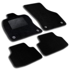 Auto-Fußmatten Ideal schwarz für Audi 80 Cabrio 1991 - 1993 Autoteppiche