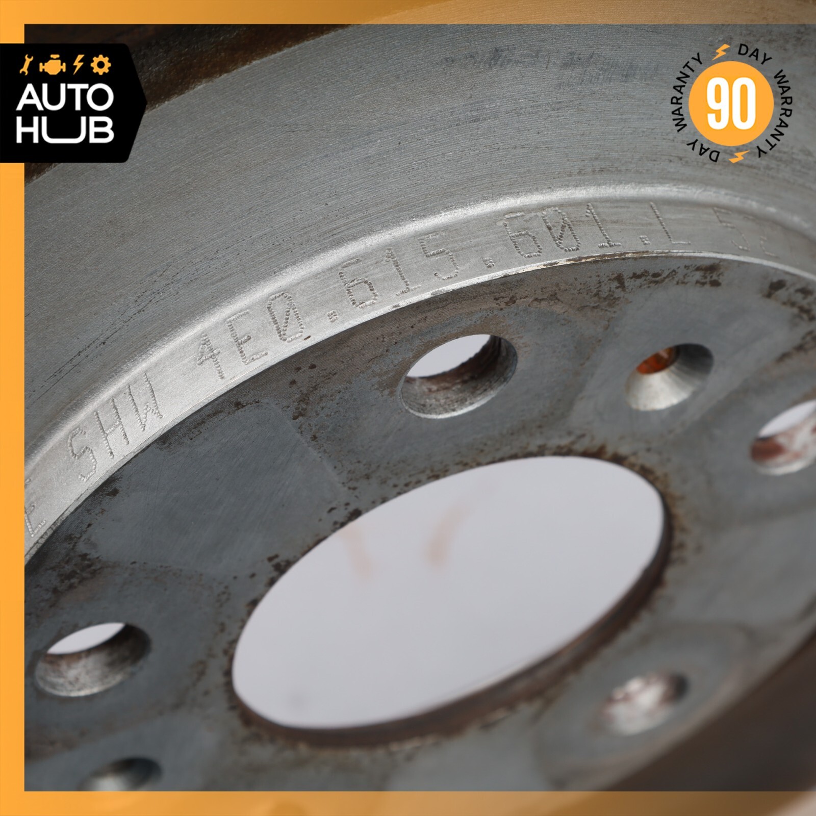 03-18 Bentley Continental GT GTC Rear Left & Right Brake Rotors Disc OEM