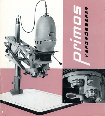 KIENZLE-KLATT Prospekt PRIMOS Vergrößerer TESTREFLEX 35 66 Junior Standard Y5217