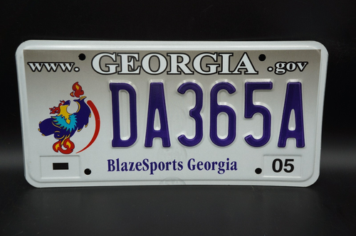 2005 Georgia Blazesports Nummernschild - schöne Qualität - Bild 3 von 3