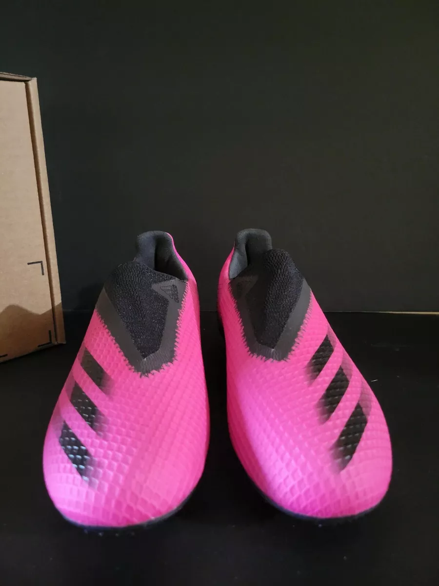 imitar Alentar Desviación New* Adidas X Ghosted.3 Laceless Pink w/Black Accents Soccer Cleats Size 6  | eBay