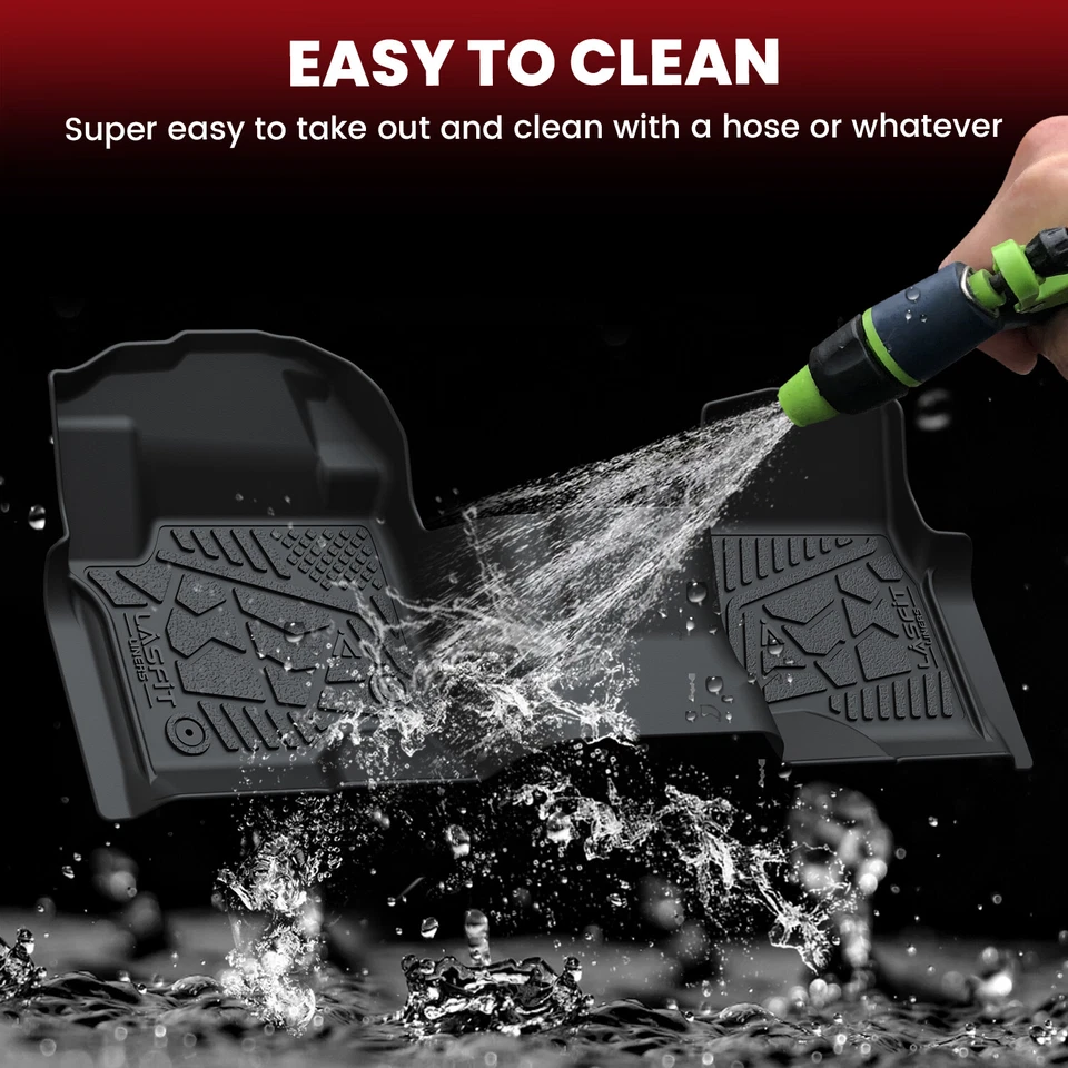 Floor Mats for Ford Super Duty F-250 F-350 F-450 F-550 F-600 2017-2026 Crew Cab Foto 3 de 4