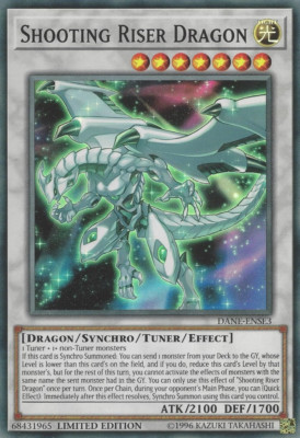 Yu-Gi-Oh! TCG Shooting Riser Dragon Dark Neostorm Special Edition DANE-ENSE3...