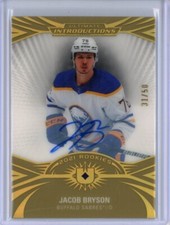 2021-22 Ultimate Collection Introductions Gold #UI41 Jacob Bryson RC AUTO /50