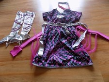 Girls Size Medium Monster High Spectra Vondergeist Halloween Costume Dress GUC