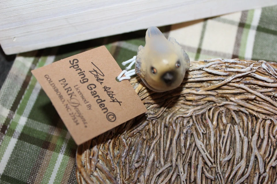 Jabonera Park Designs Spring Garden Collection - Nido de pájaros Nuevo en caja Foto 4 de 4