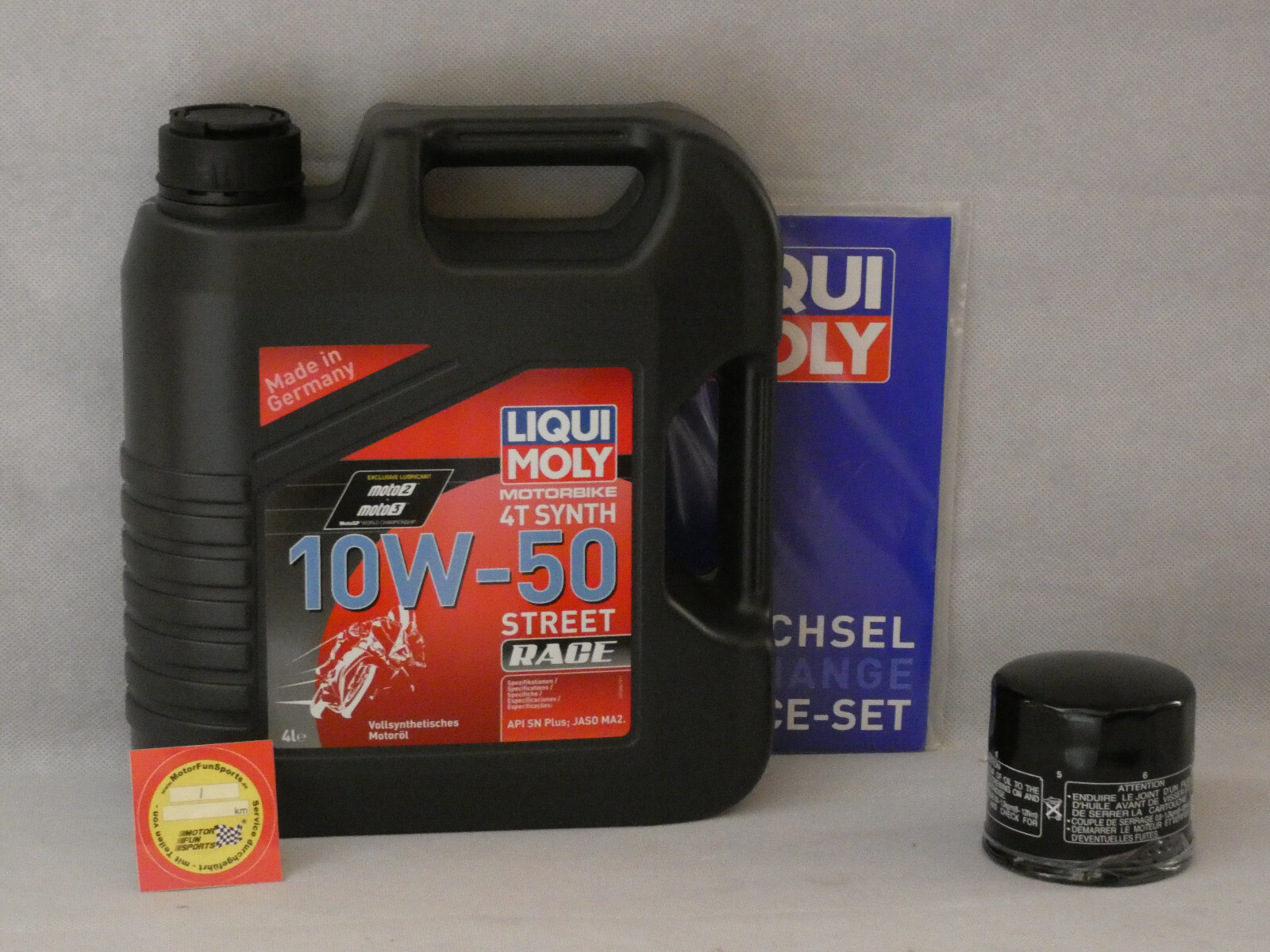 Oil change set Bimoto DB6 engine oil oil filter Liqui Moly