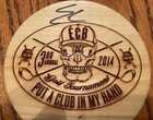 Eric Church Autographed 2014 Put a Club in My Hand Jack Daniels Coaster! RARE ⚡️ — photo 4