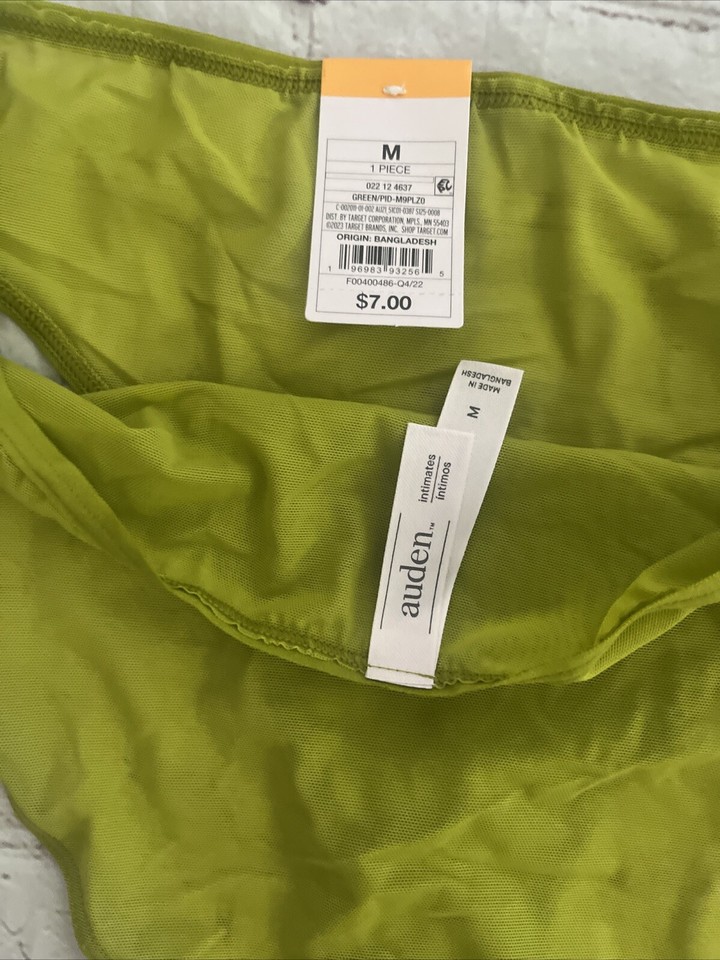 Auden Women's Bikini Underwear M Medium Green Soft Panties eBay