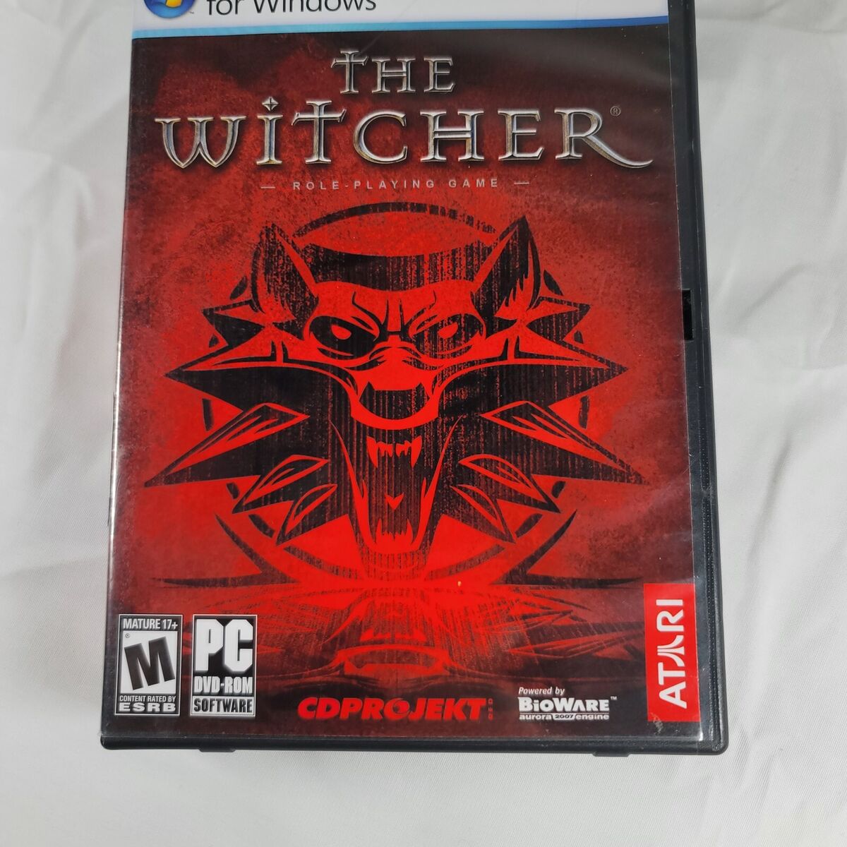 The Witcher Enhanced Edition PC CD ROM Game 2008 Role Play RPG Computer  Complete 742725276550