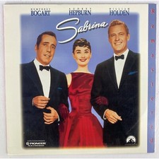 Sabrina Laserdisc LD Humphrey Bogart William Holden Audrey Hepburn Remastered