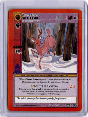 #120/159 - GHOST DEER - REGULAR - CRYPTID NATION 2ND ED - METAZOO - ENGLISCH