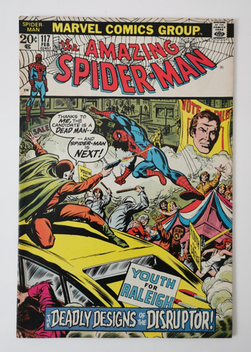 Amazing Spider-Man #117 F/VF (7.0) 1st Appearance Disruptor (Marvel 1973)