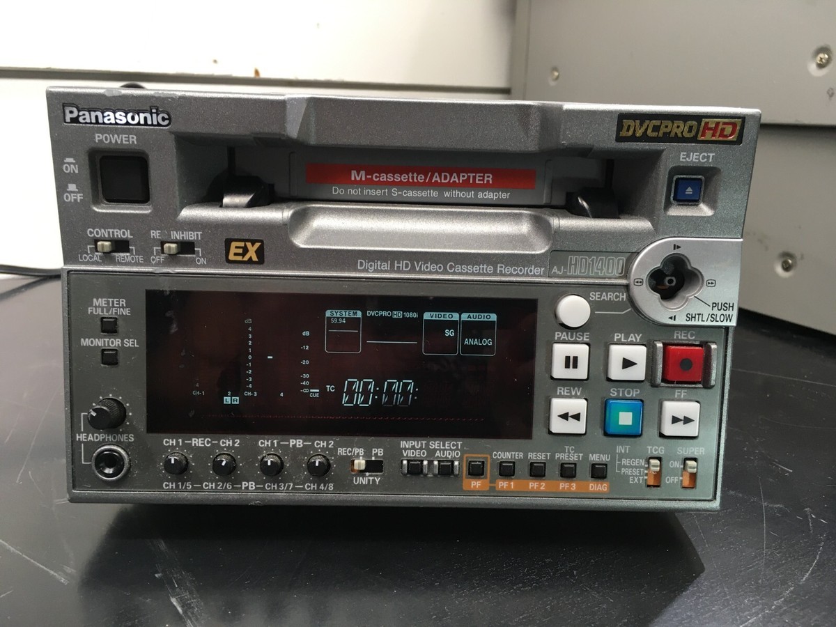 Panasonic AJ-HD1400 デジタルHD ビデオカセット　ジャンク NASA SURPLUS - Panasonic AJ-HD1400P DVC-ProHD Digital HD Video