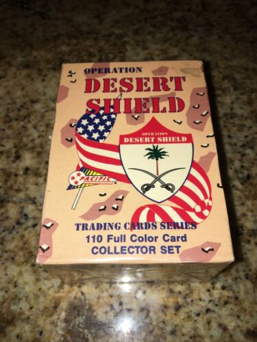 1991 Operation Desert Shield Collector Card Factory Boxed Set 110 cards PACIFIC - Picture 1 of 7