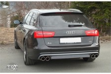 Fox Duplex Auspuff Sportauspuff für Audi A6 4G Limo/ Avant 2.0l TDI