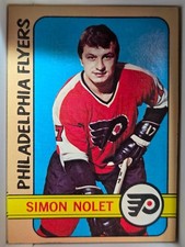 Simon Nolet Philadelphia Flyers 1972 Topps Hockey #26