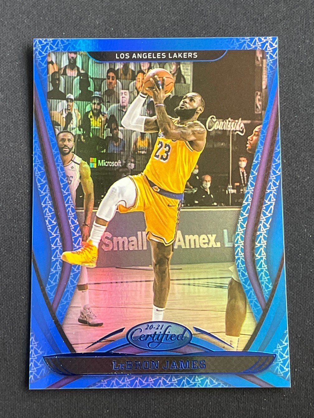 LeBron James 2020-21 Panini Certified Blue #55