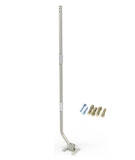 Outdoor Antenna/Weather Station Adjustable Mounting Pole with Extension Universa