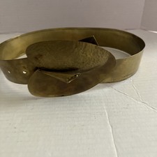 Vintage Brass Metal Woman Belt