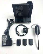 Plantronics WO2 Wireless DECT 6.0 Headset System, With 3 Batteries, TESTED