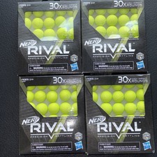 Hasbro Nerf Rival Edge Series 30x High impact Round New In Box 30 Lot Of 4 Boxes