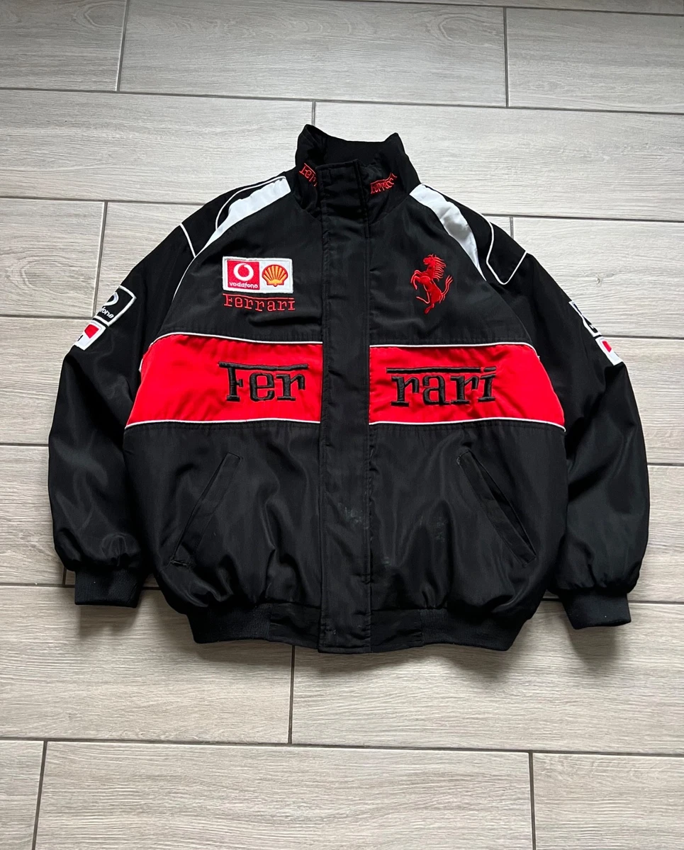 Preços baixos em Ferrari Black jaquetas de fãs de Corrida de