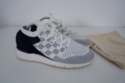 Louis Vuitton Herren Fast Lane Runners Turnschuhe Sneaker Größe UK 5,5 EU 39,5 Weiß
