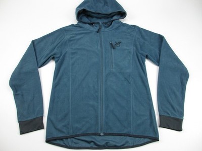 Mens Medium Revolution Race RVRC Kalamata Hoodie fleece jacket blue