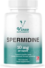 Vinco Spermidine Supplement - 10mg x 120 High Strength Capsules -... 
