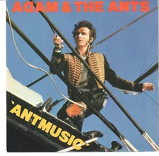 Adam and the Ants Antmusic 7" vinyl UK Cbs 1980 Orange injection label design 7