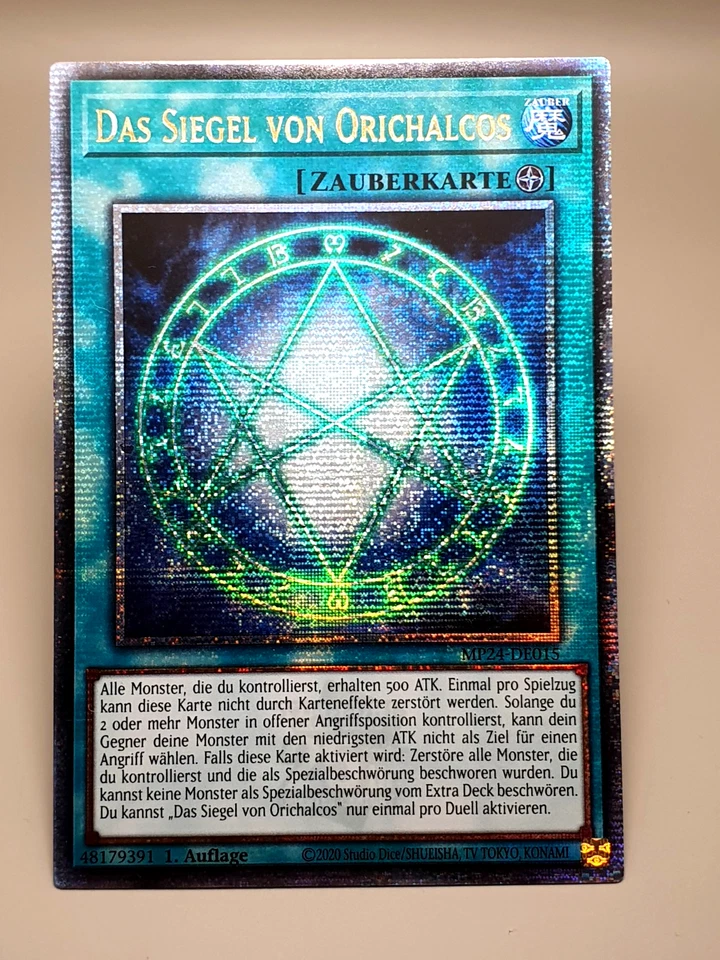 Das Siegel von Orichalcos Century Rare Neu! 1. Auflage Yugioh Deutsch MP24-015 - Bild 2 von 2
