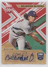2019 Panini Elite Extra Edition Red 10/150 Brandon Olivera #15U-BO Auto a3i