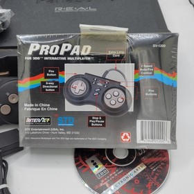 Panasonic 3DO REAL FZ-1 Console BUNDLE Black 3 Controllers And Need For Speed