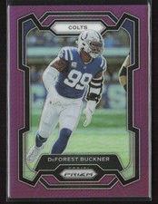 DeForest Buckner 2023 Panini Prizm #125 Purple /125 Indianapolis Colts