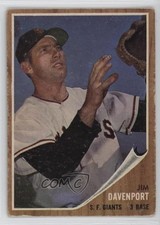 1962 Topps Jim Davenport #9 02t6
