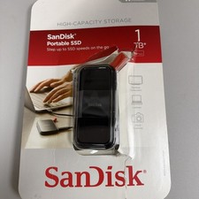 SanDisk 1TB Portable External SSD USB-C USB 3.2 Gen 2 SDSSDE30-1T00