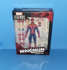 Marvel Legends 6  Maximum Series Deluxe Spider-man Peter Parker Sealed Free Ship