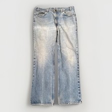 Vintage Levi  s 517 Denim Jeans Mens 36x30 Bootcut Flare 70s Hippie Biker Talon