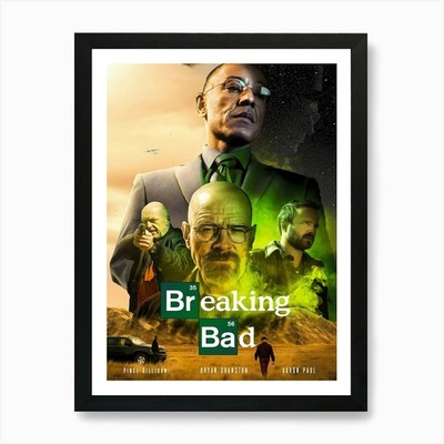 Breaking Bad 19 Kunstdruck gerahmt Wandbild Poster Leinwanddruck Bild