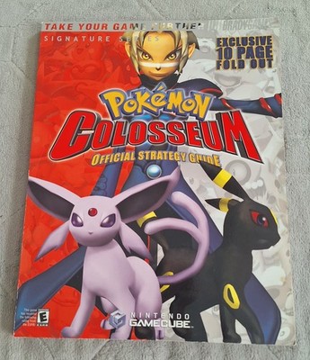 Nintendo GameCube Pokemon Colosseum Official Strategy Guide w/ 10 Page Fold Out
