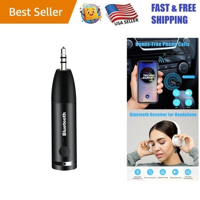 Mini Bluetooth Car Adapter with Microphone - Hands-Free Music Streaming Device
