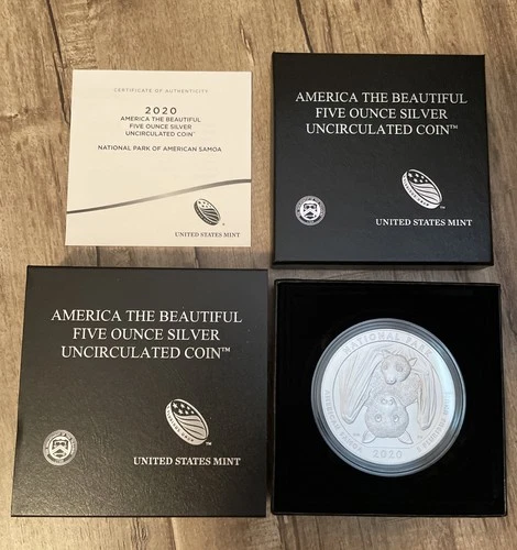 2020 5 oz ATB National Park of American Samoa Silver Coin - New & Uncirculated
