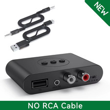 Bluetooth 5.2 Wireless Audio Receiver NFC U Disk RCA 3.5Mm AUX USB Stereo Music 