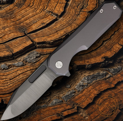 Ameight Knives Preyert II Folding Knife 3.75'' M390 Steel Blade Titanium Handle
