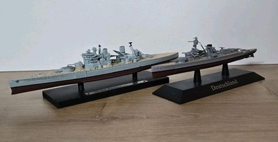 DeAgostini Atlas HMS Prince of Wales + Deutschland 1:1250 Modellschiff