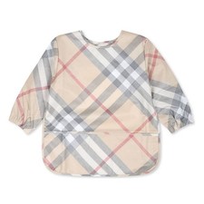 Burberry Infant Shay Check Cotton Bib, Size 6M-9M