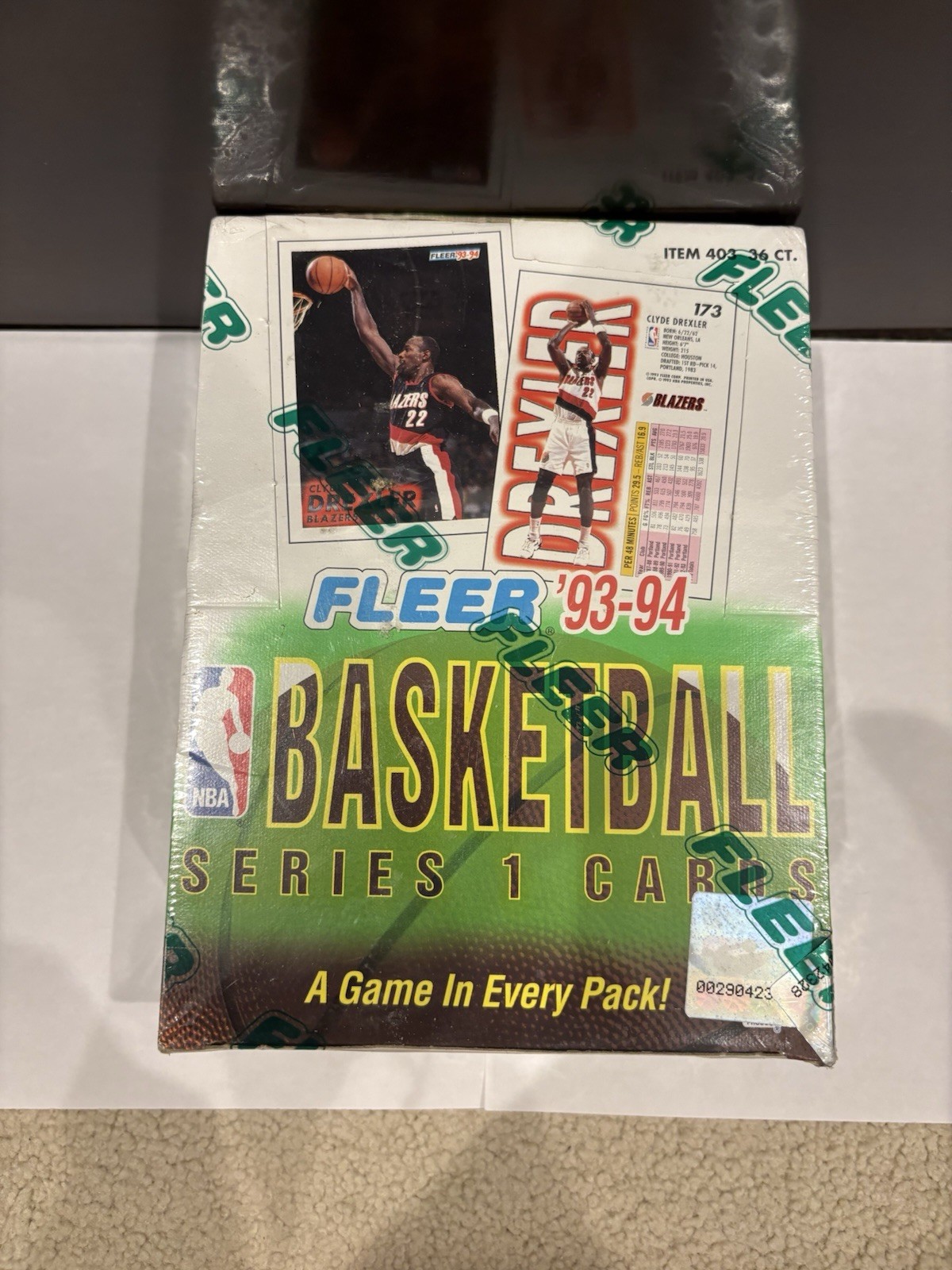 1993-94 FLEER BASKETBALL SERIES 1 WAX BOX NEW FACTORY SEALED UNOPENED